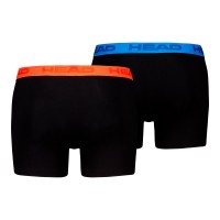 Boxers Head Orange Blue Black 2 Units