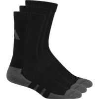 Calcetines Adidas Essentials Crew Ammortizzato Gris 3 Pares