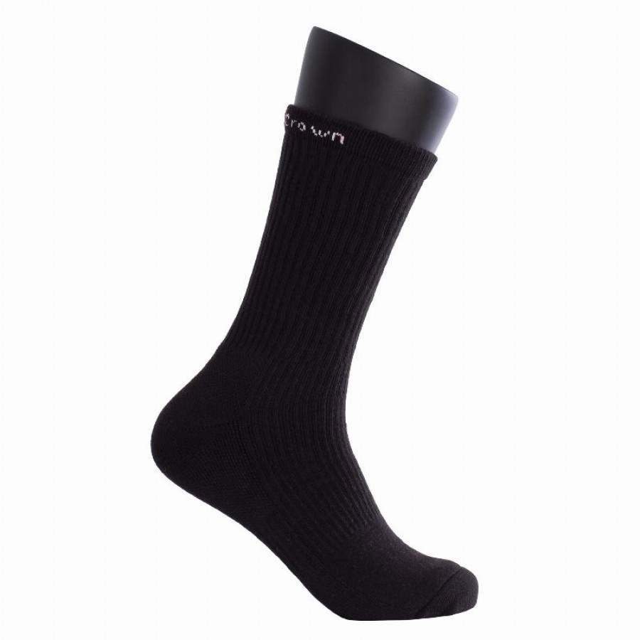 Calcetines Black Crown Altos Negro 3 Pares