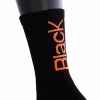 Calcetines Black Crown Pro Altos Negro Coral 1 Par