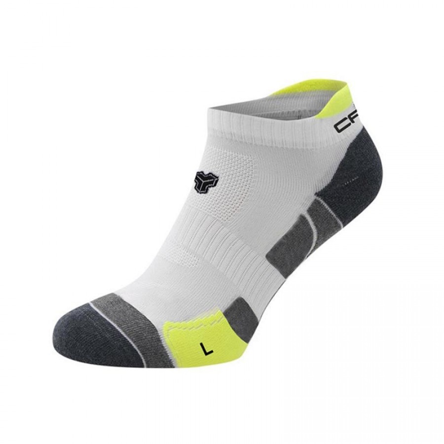 Cartri Axel Crew Green White Socks 1 Par