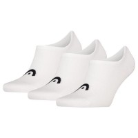 Head All Sports Invisible Chaussettes Blanches 3 Paires