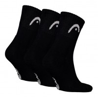 Calcetines Head All Sports Short Crew Negro 3 Pecas