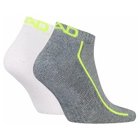 Calcetines Head Performance Sneaker Blanco Gris Lima 2 Pares