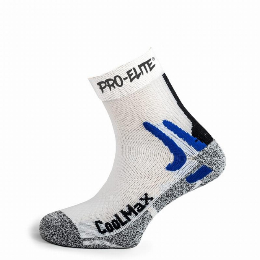 Pro Elite Coolmax Chaussettes Blanc 1 Paire