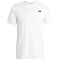 Camiseta Adidas Club Graphic Branca Cinza