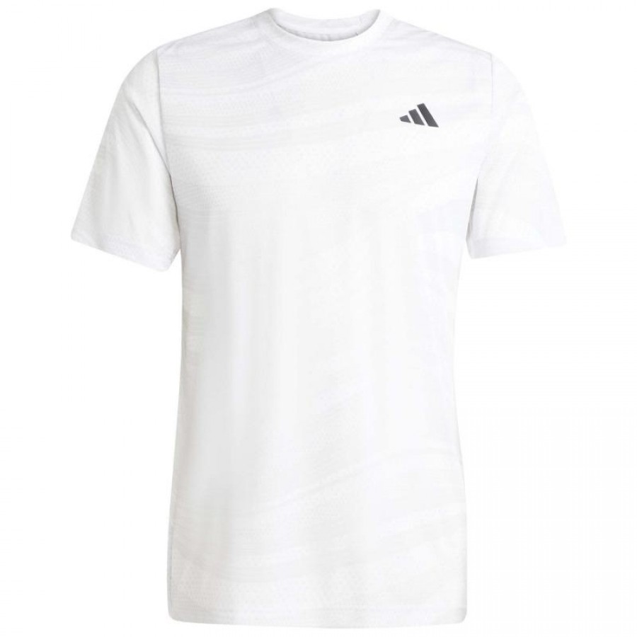 Camiseta Adidas Club Graphic Branca Cinza