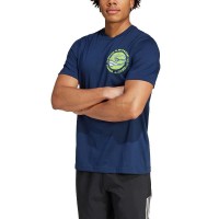 Adidas Racket Graphic Navy Blue T-Shirt