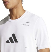 Camiseta Adidas Tennis Category Graphic Blanco