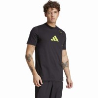 Adidas Tennis Category Graphic Maglietta Nero Limone