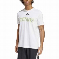 Adidas Tennis Graphic White T-Shirt