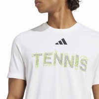 Adidas Tennis Graphic White T-Shirt