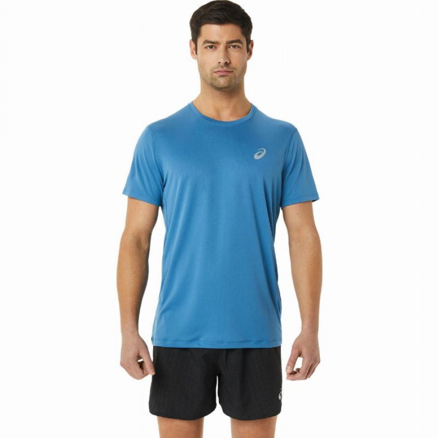 Camiseta Asics Core SS Top Azul Gris