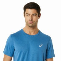 Asics Core SS Top T-Shirt Bleu Gris