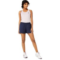 Camiseta Asics Court Rosa Blanco Brillante Mujer