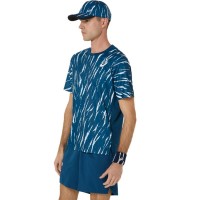 Camiseta Asics Game Blue Mako