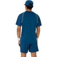 Camiseta Asics Match Blue Mako