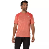 Camiseta Asics Road SS Top Coral Arena