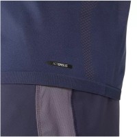 Asics Seamless SS Top Lavender Grey Indigo Blue T-shirt