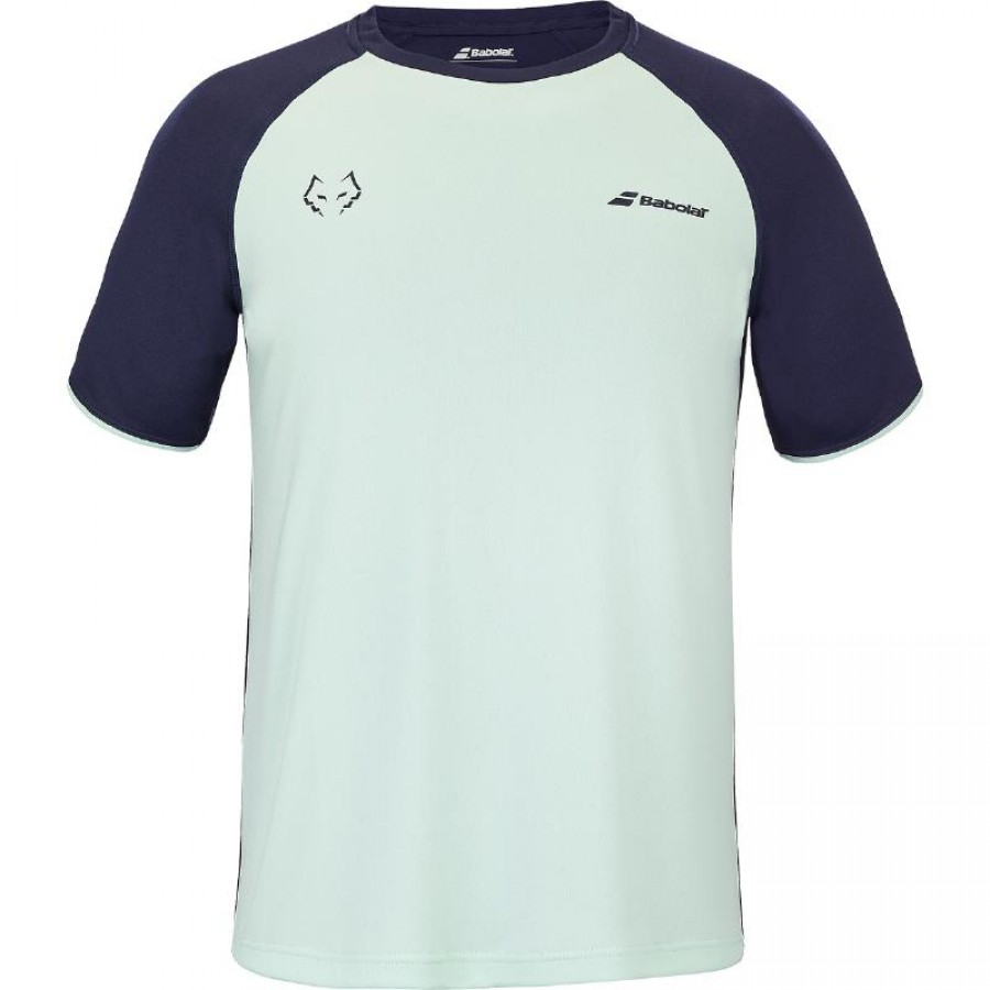 Camiseta Babolat Juan Lebron Verde Azul