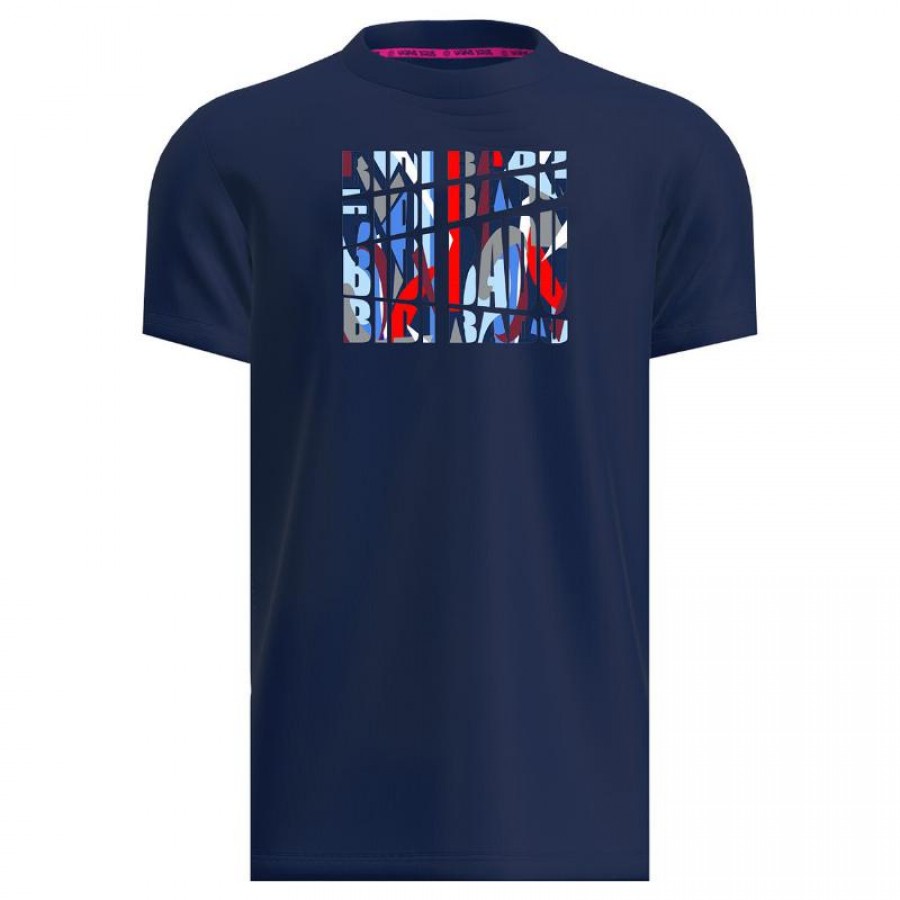 Camiseta Bidi Badu New York Chill Azul Oscuro Rojo