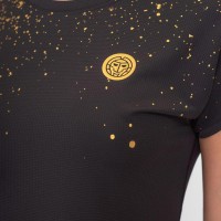 Bidi Badu Paris Capsleeve Nero Oro T-Shirt Donna
