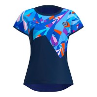 Camiseta Feminina Bidi Badu Spike Capsleeve Azul Escuro