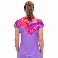 Camiseta Bidi Badu Spike Capsleeve Lila Rosa Mujer