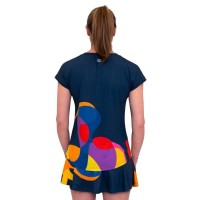 Camiseta Feminina Bidi Badu Twiggy Capsleeve Dark Blue Mix