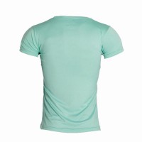 T-shirt noir Crown Inca vert Aqua