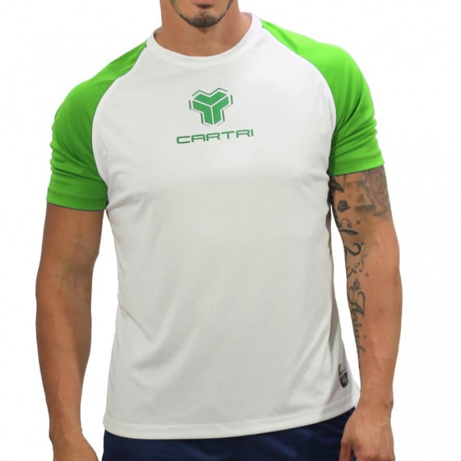 Cartri Match T-shirt Flu Bianco