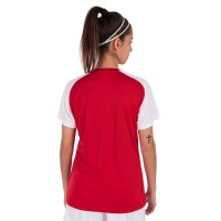 Camiseta Feminina Joma Academy IV Vermelho Branco