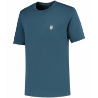 Camiseta Kswiss Hypercourt Tripulacão Basica Teal Indiano