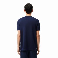 T-shirt Lacoste Pique Bleu Marine