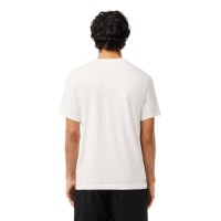 T-shirt sport Lacoste blanc noir