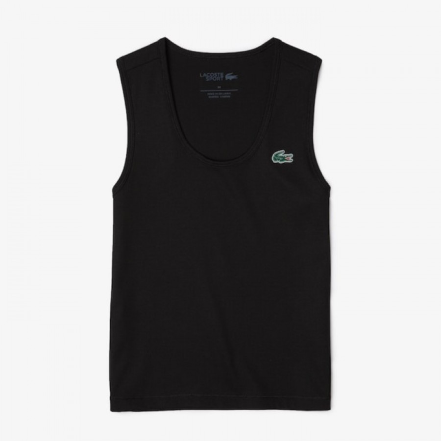 T-shirt Lacoste Sport Slim Fit Noir