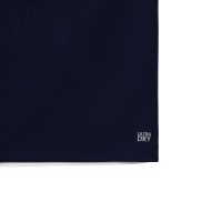 T-shirt Lacoste Ultra Dry bianca blu navy