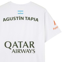 Nox Agustin Tapia patrocina camiseta branca AT10 2024