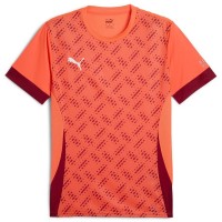 T-shirt individuel Puma Bordeaux Rouge