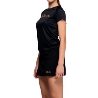 Siux Club Noir T-Shirt Femme