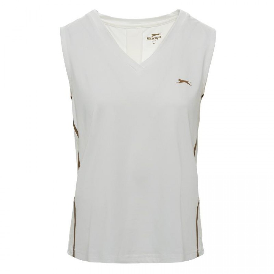 Slazenger Lola Maglietta Bianca Donna