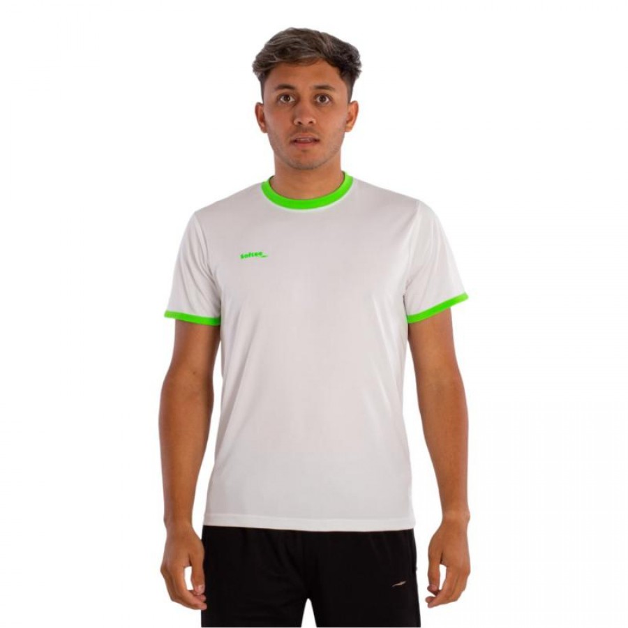 Camiseta Softee Galaxy Branco Fluor Verde