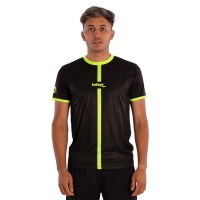 Camiseta Softee Tipex Preto Amarelo Fluor