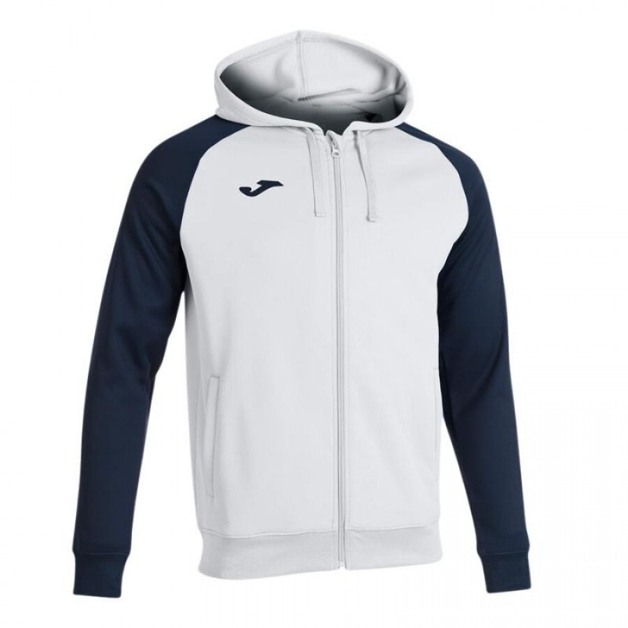 Casaco Joma Academy IV Branco Azul Marinho