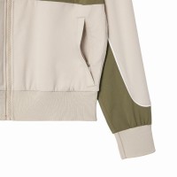 Chaqueta Lacoste Ultra Dry Gris Verde Kaki Mujer