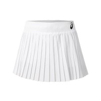 Asics Match Pleats Glossy White Skirt