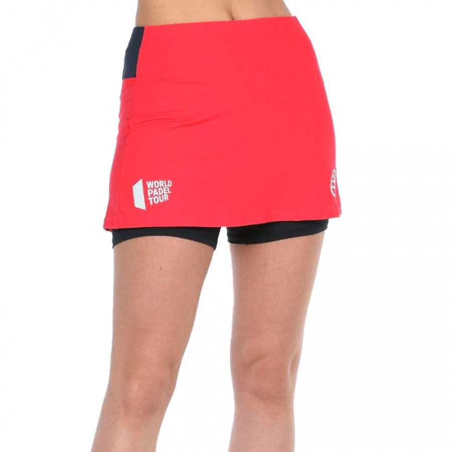 Skirt Bullpadel WPT Resoba Carmesi Fluor