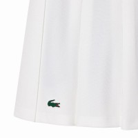 Jupe Lacoste Pique Blanc Vert