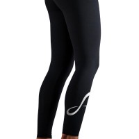 Leggings Junior Endless Cross Pocket Preto Laranja