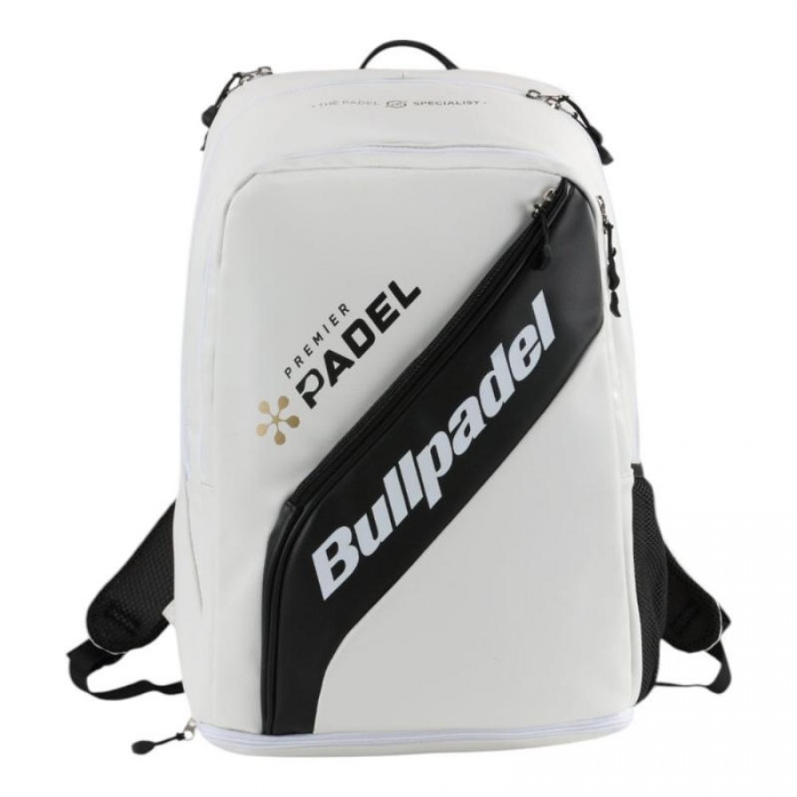 Mochila Bullpadel Premier Padel Vertex BPM25007 Blanco